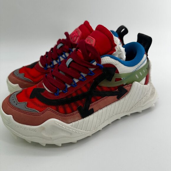 Off-White Odsy - 1000 Red Sneakers